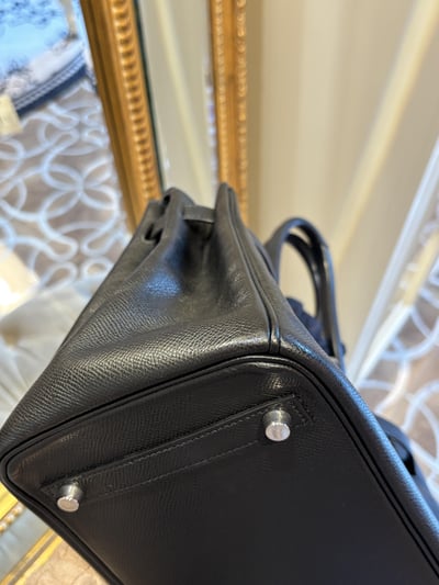 Hermes 黑銀birkin3010