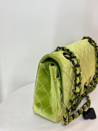 Ba1022 Chanel絲絨綠CF258