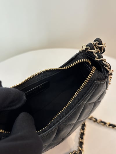 Ba1407Chanel mini半月鏈條包13