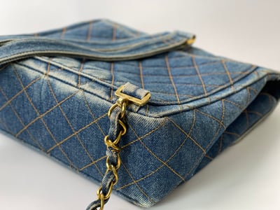 Chanel牛仔後背包8