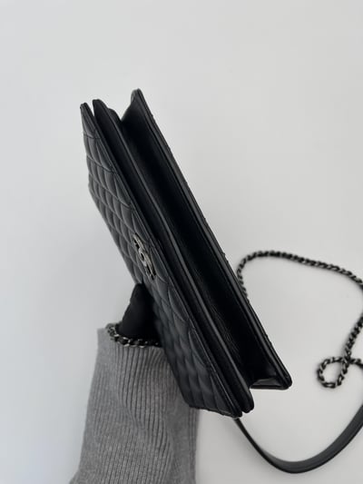 Chanel焦糖拼色書本掀蓋包12