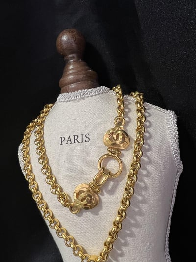 Chanel土耳其藍彩寶長鏈4