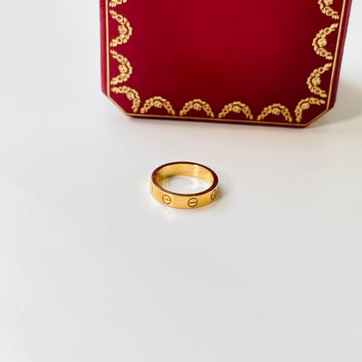 Cartier love 系列戒指3