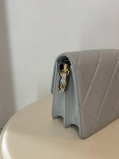 Chanel方鑽釦風琴包5