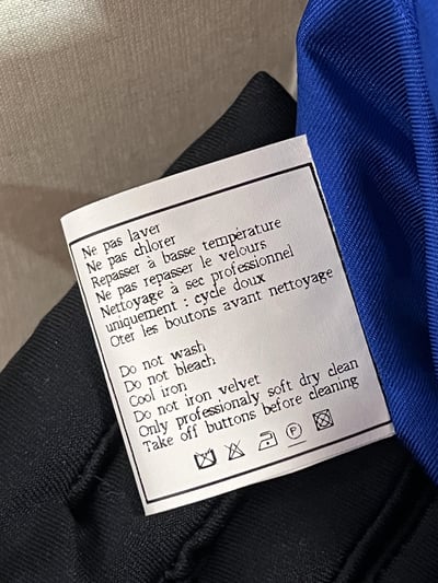 Chanel藍色彩色琉璃釦大衣40碼11