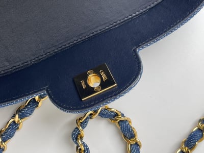 Chanel 牛仔竹籃子9