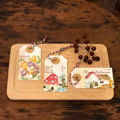 輕水彩課：女孩的森林首飾盒2