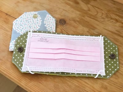 隨身口罩收納套｜Ariselin Design 客製化布品｜2