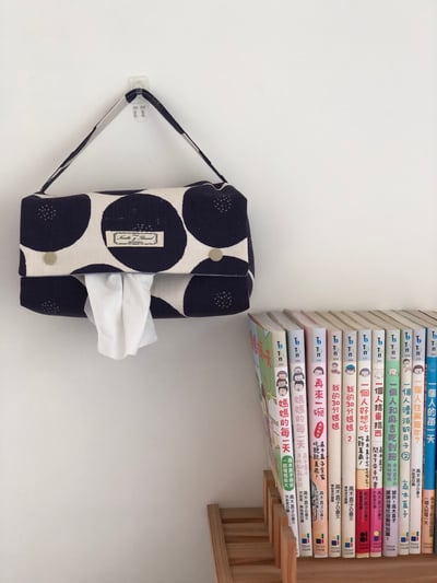 刺繡與生活布作課：可吊掛面紙包4