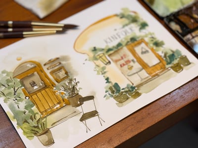 輕水彩：我所喜歡的優雅小店3