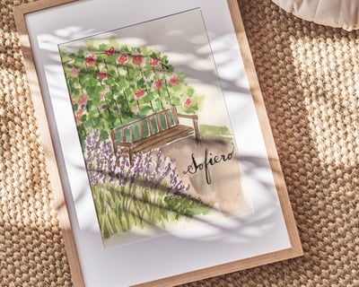 輕水彩課：Sofiero莊園一隅2