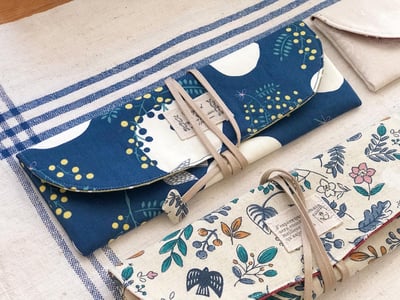 隨身餐具袋｜Ariselin Design 客製化布品｜4