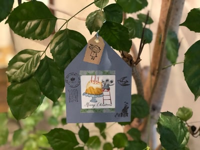 到小老鼠家過聖誕｜Ariselin Design 水彩課｜7