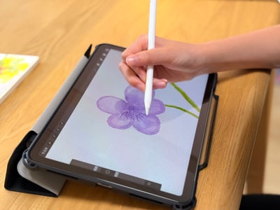 iPad畫畫課：春天的水彩花園2