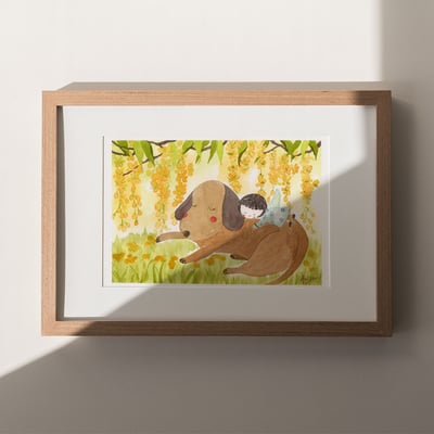 看繪本，學畫畫：奈良美智《寂寞的大狗》3