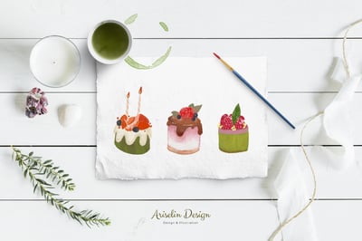 iPad畫畫課：用Procreate畫出水彩質感小物5