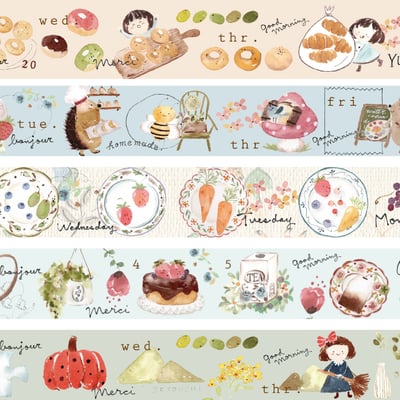 好好生活｜Ariselin Design 紙膠帶｜全套1