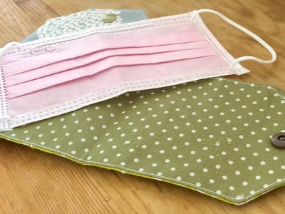 隨身口罩收納套｜Ariselin Design 客製化布品｜3