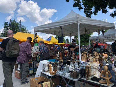 輕水彩課：莫爾公園的古董市集8