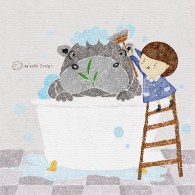 iPad畫畫課：用 Procreate 來畫粉臘筆畫｜Ariselin Design 線上課程｜2