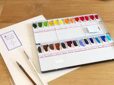 新手水彩材料包｜Ariselin Design 水彩道具 ｜