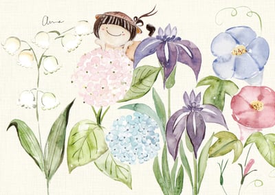 小小花仙子｜Ariselin Design 明信片｜1