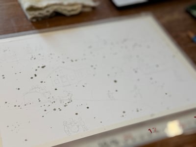 輕水彩課：挪威滑雪趣2