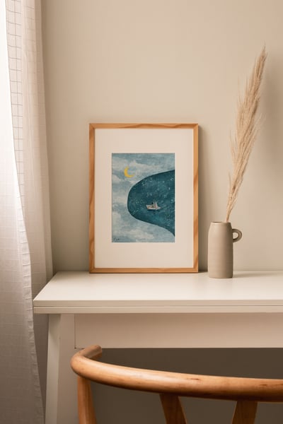 畫一首歌：離人｜藝術微噴裝飾畫2