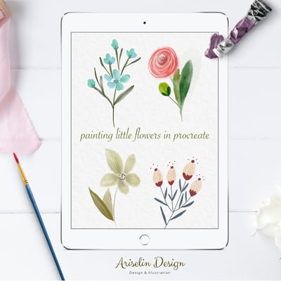 iPad畫畫課：用Procreate畫出水彩質感小物4