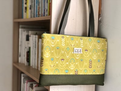 可肩背拉鍊筆電包｜Ariselin Design 客製化布品｜8