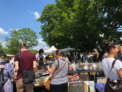 輕水彩課：莫爾公園的古董市集6