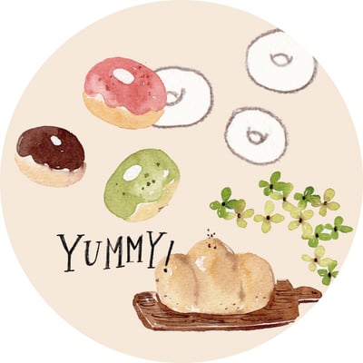 幸福麵包屋｜Ariselin Design 紙膠帶｜1