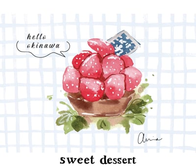 輕水彩課：沖繩港川區的菓子店（甜點篇）7