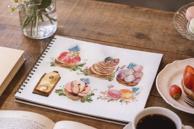 輕水彩課：沖繩港川區的菓子店（甜點篇）3