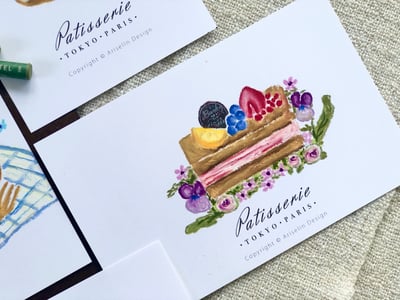 油粉彩課：巴黎甜點彩繪3