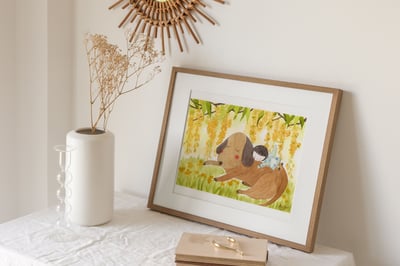 看繪本，學畫畫：奈良美智《寂寞的大狗》5