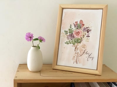 花店裡的花束水彩課｜Ariselin Design 水彩課｜4