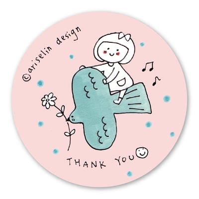 乘著青鳥去旅行｜Ariselin Design 陶瓷杯墊｜2