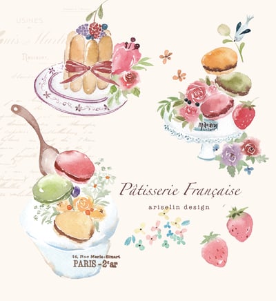 法式甜點彩繪3
