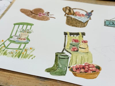 輕水彩：家的佈置，從椅子開始！3