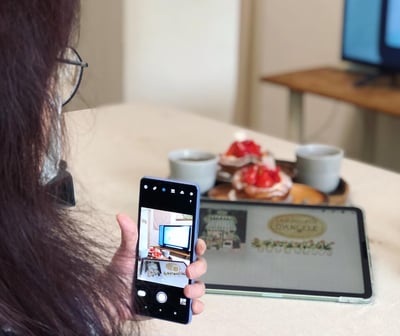 iPad畫畫課：水彩風格小花店6