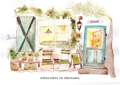 沖繩！港川區的菓子店（小店篇）｜Ariselin Design 水彩課｜1