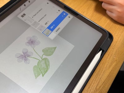 iPad畫畫課：春天的水彩花園4