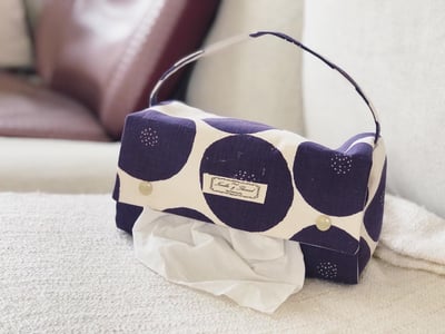 刺繡與生活布作課：可吊掛面紙包2