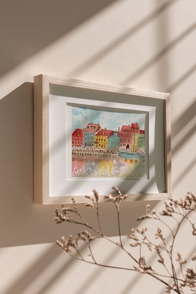 輕水彩：旅行的記憶／丹麥新港｜Ariselin Design 線上課程｜4