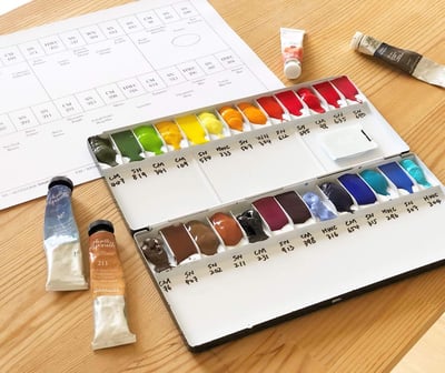 26色選色調色盤｜Ariselin Design 水彩道具 ｜