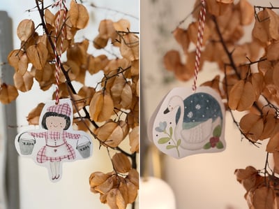 輕水彩：斯堪地的冬日聖誕3