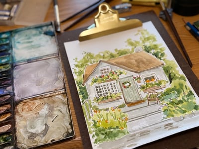 輕水彩：英式花園巡禮2