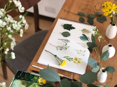 輕水彩課：與花生活的日日7