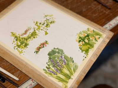 輕水彩：英式花園巡禮5